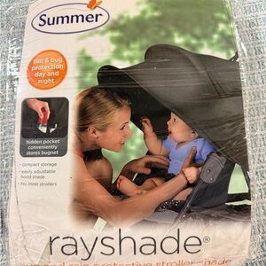 Unk Black Stroller Sunshade